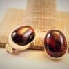 Timeless Elegance: Baltic Sea Oval Amber Clip-Back Earrings .925 Silver