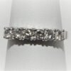 Platinum Elegance: Brilliant Diamond Band for Cherished Moments/ 0.85 carat