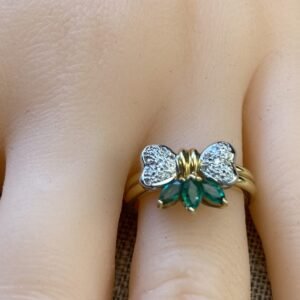 Emerald Marquee Ring