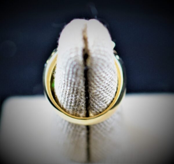 Star-Shaped Emerald and Diamond Ring,14K Yellow Gold, 2.50 CT-Natural Gems