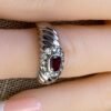 Platinum Ruby Ring