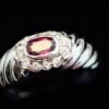 Platinum Ruby Ring