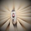 Platinum Ruby Ring