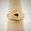 14K Pear-shape ruby ring Beautiful 14K pear-shaped ruby ring.